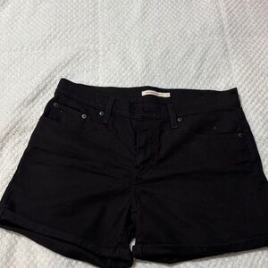 Levi's Women's Dark Jean Shorts